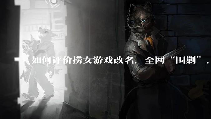 如何评价捞女游戏改名，全网“围剿”，以及导演b站账号被封这件事?