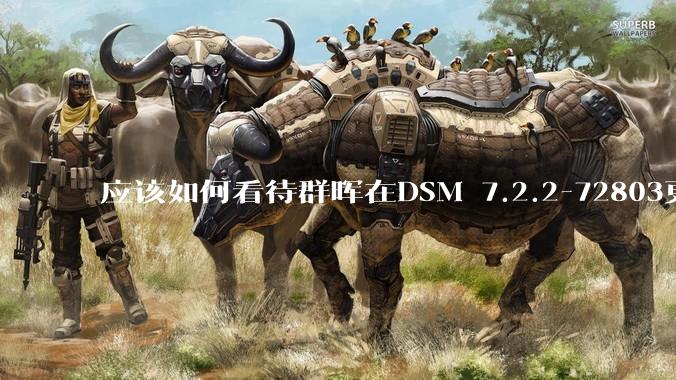 应该如何看待群晖在DSM 7.2.2-72803更新中去掉了Video Station?